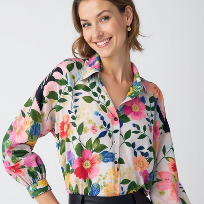 BLUSA SERAPHINA I RETRO-FLOWER
