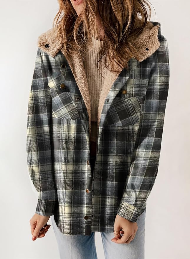 Chaqueta de Franela a Cuadros Elvessa