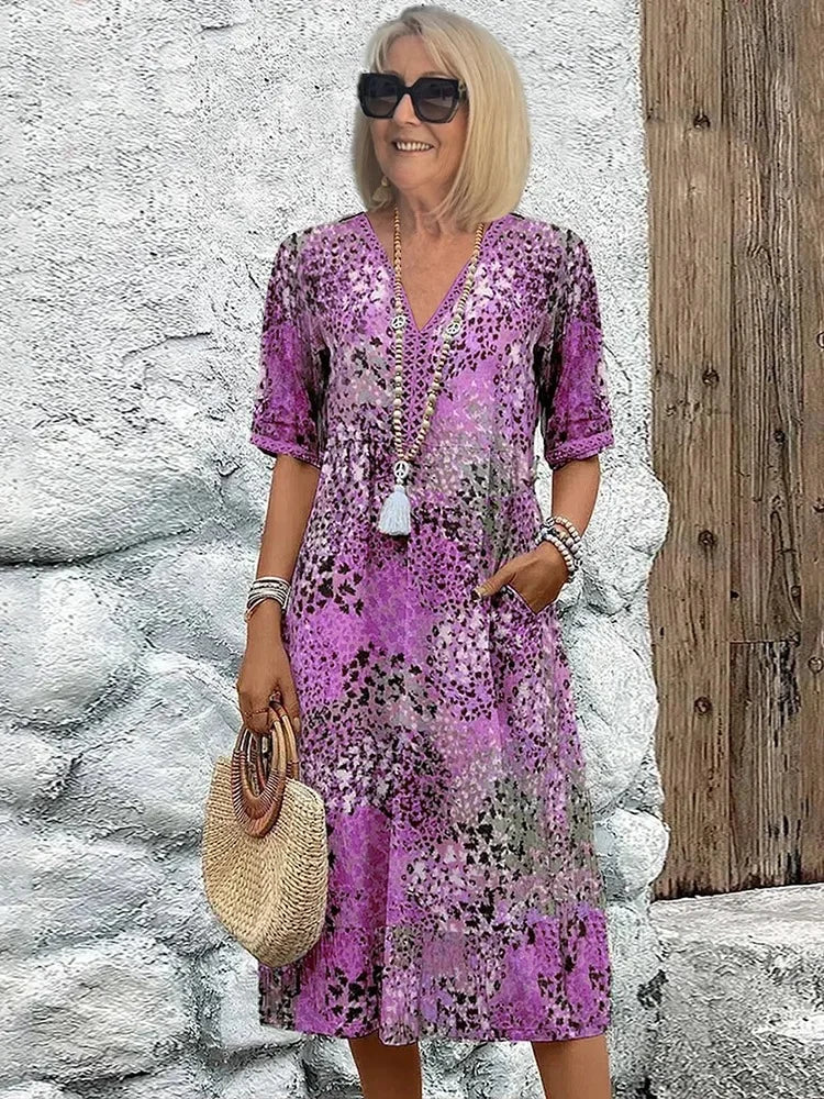 SUSAN – VESTIDO MIDI BOHO SIN PREOCUPACIONES
