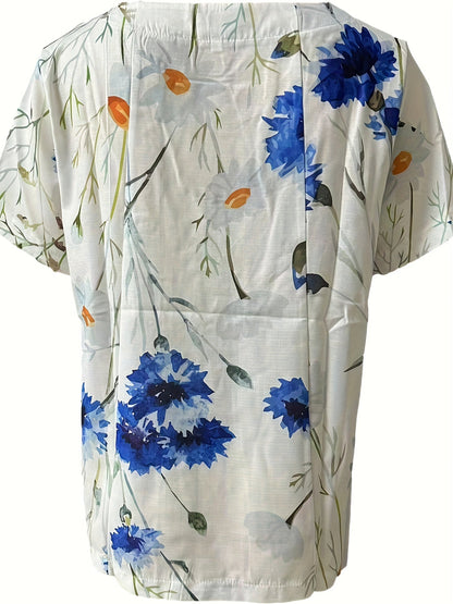 Sienna – Blusa con Detalle de Botones Florales