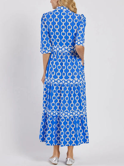 Juliette ~ Vestido Midi con Detalle de Cadena