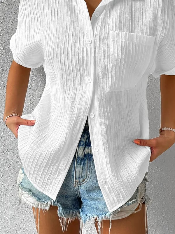 BLUSA CON CUELLO CLÁSICO ZAHRINA