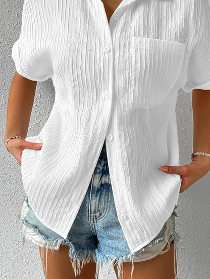 BLUSA CON CUELLO CLÁSICO ZAHRINA