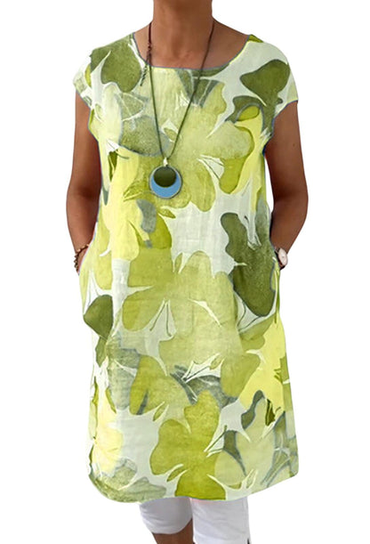 NORA – VESTIDO TÚNICA CON FLORES AÉREAS