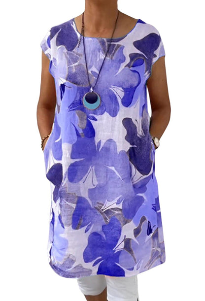 NORA – VESTIDO TÚNICA CON FLORES AÉREAS