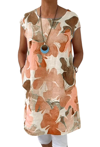 NORA – VESTIDO TÚNICA CON FLORES AÉREAS