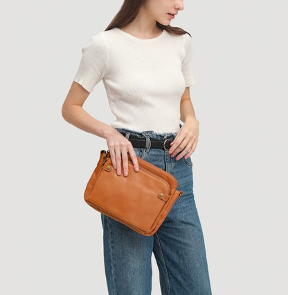 Jovie - Elegante Bolsa Cruzada de Tres Capas