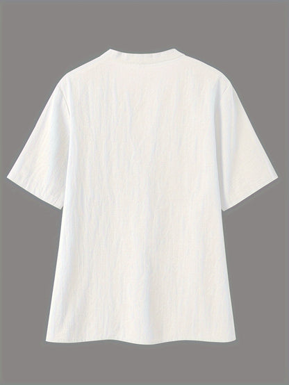Sharron - Blusa Elegante con Escote en V y Botones
