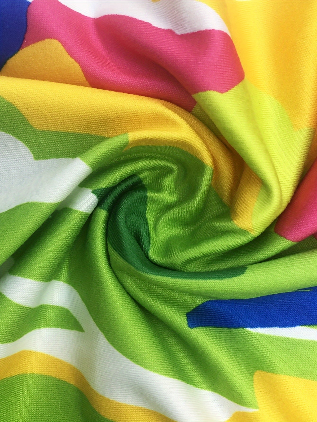 Camille - Vestido Abstracto Vibrante