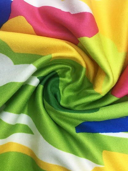 Camille - Vestido Abstracto Vibrante