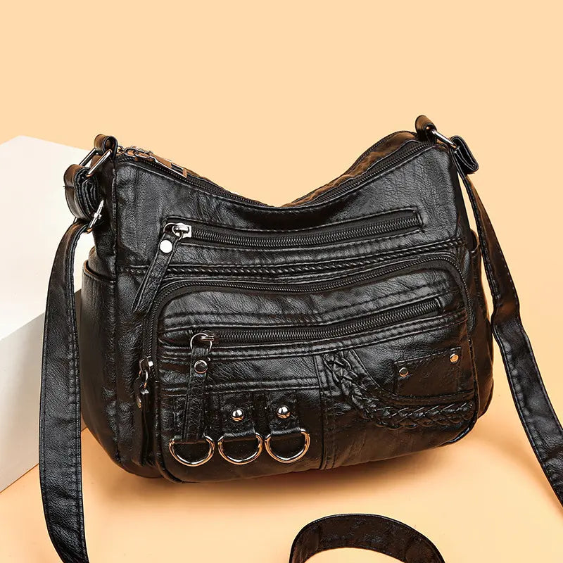 Lilith - Bolso Cruzado Multi-Capa Atemporal