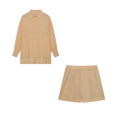 Elizabeth - Conjunto de Camisa y Pantalones Cortos Frescos