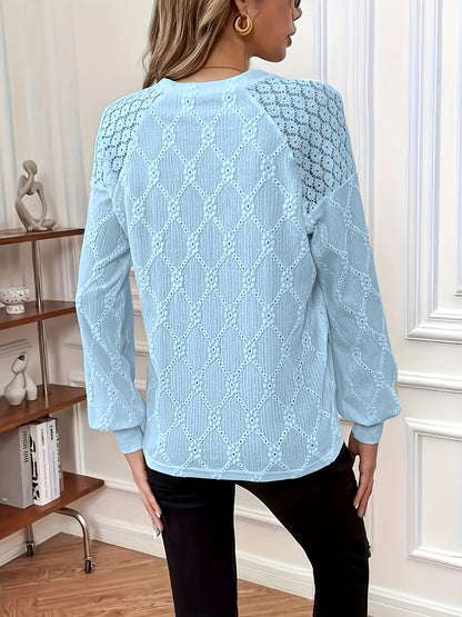 Ivy – Blusa con Detalles de Botones de Ojal