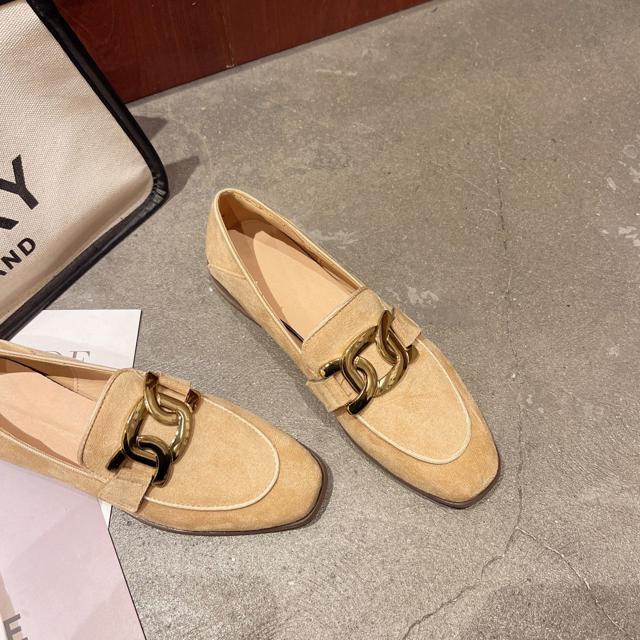 Alice - Clásicos, mocasines de ante para mujer
