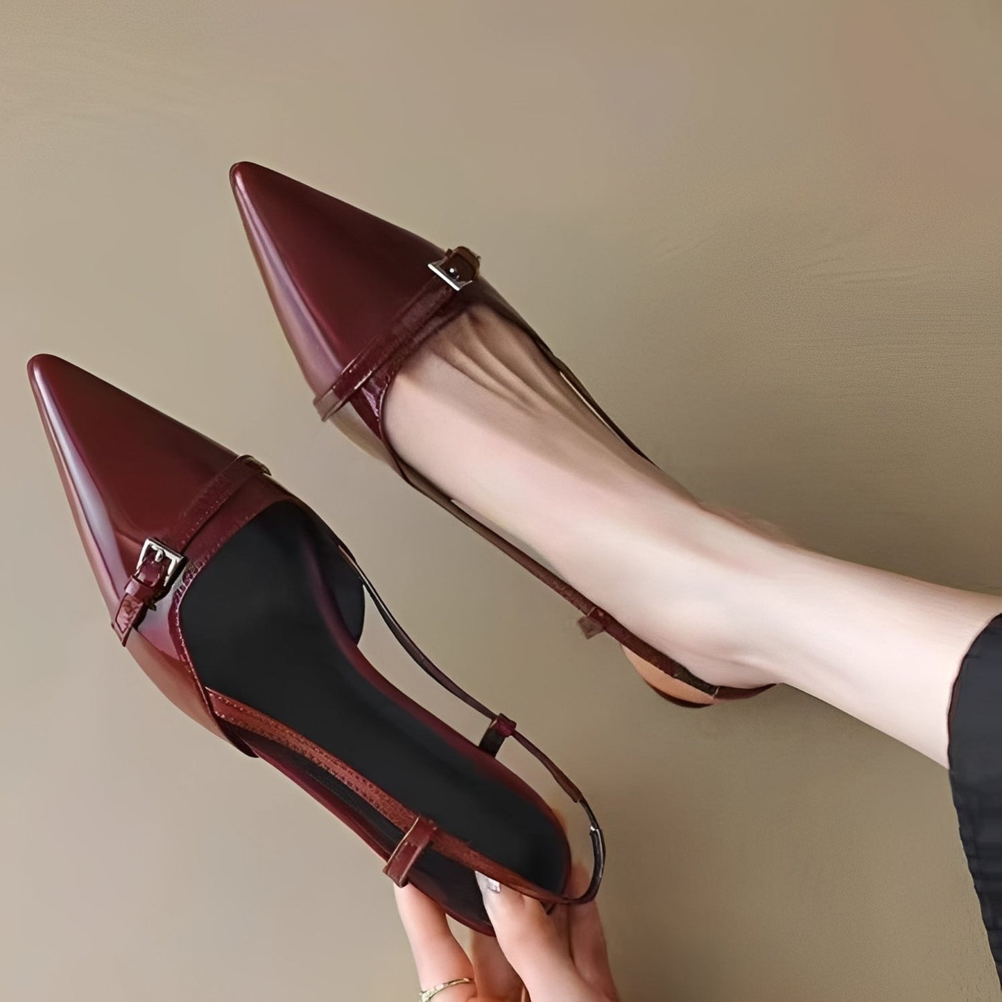 Alice - Zapatos de tacón clásicos con tacón vacío para mujeres