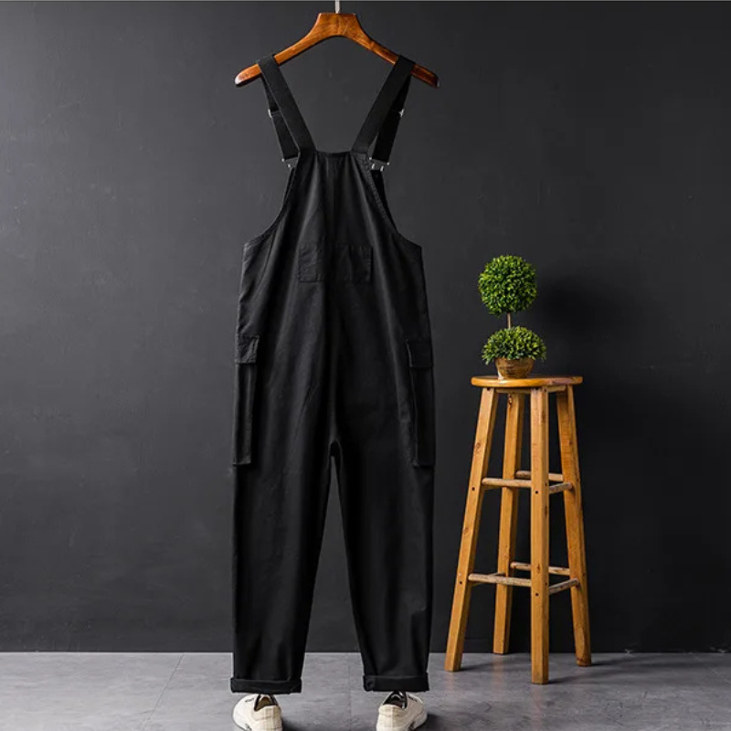 Wrenna | Pantalón Salopette de Algodón Premium