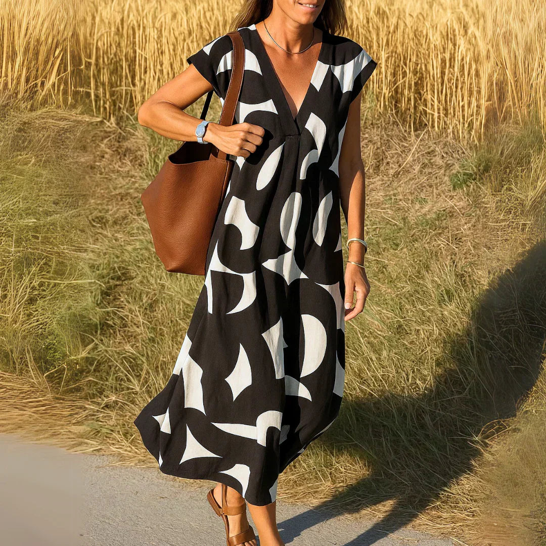 Tatiana™ | Vestido Maxi con Detalles de Bordado.