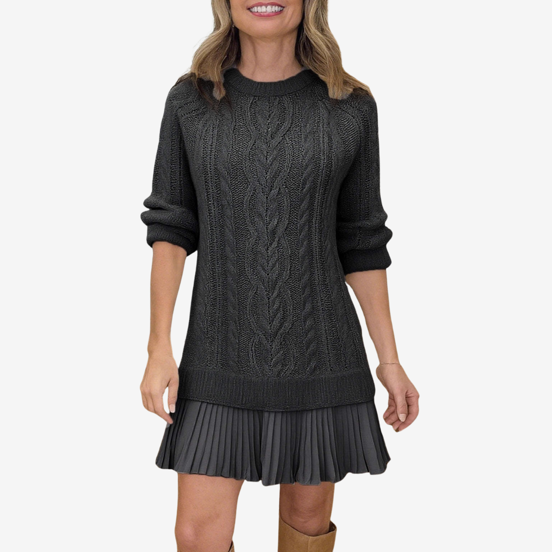 Gaëlle™ | Vestido de Suéter Único