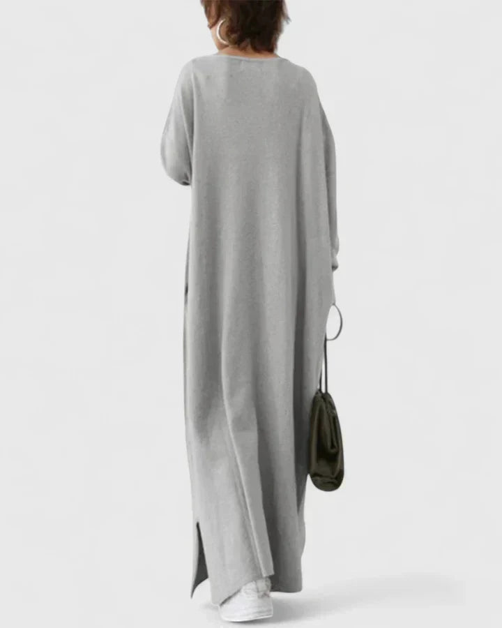MARY – VESTIDO MAXI DE SUÉTER RELAJADO