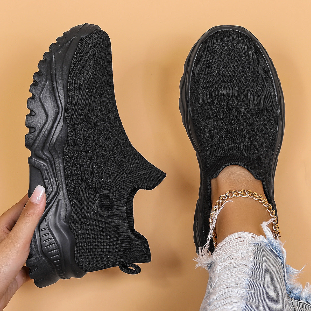 Helena - Zapatillas Flyknit cómodas para mujer