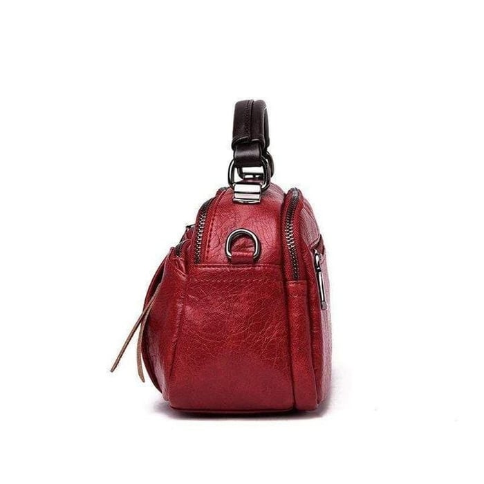 Finbjørg | Bolsa Pequeña y Versátil en Tono Cognac Dorado
