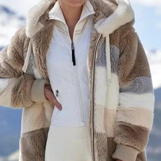 Alexa | Chaqueta de Invierno con Capucha y Cremallera