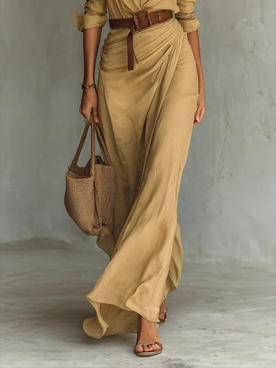 CASSY - VESTIDO CAMISERO RESORT CHIC
