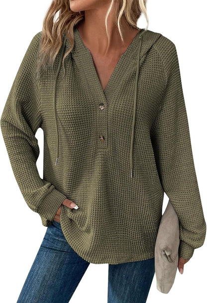 Zyrae™ | Sudadera V-Cuello Oversized