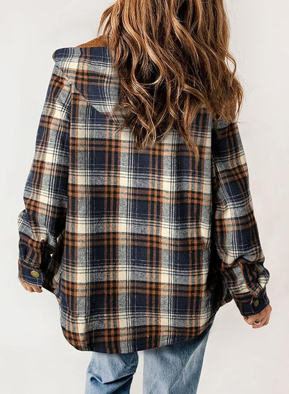 Elvessa | Chaqueta de Franela a Cuadros