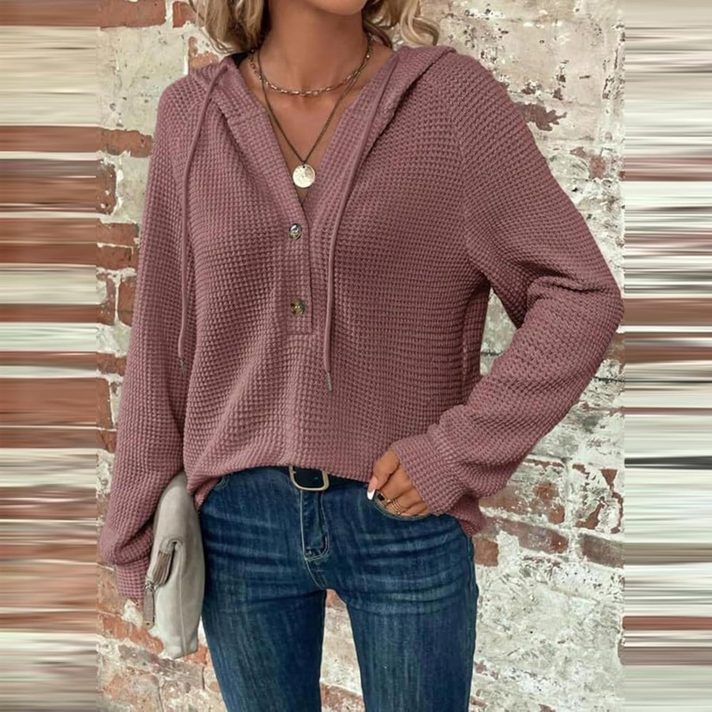 Zyrae™ | Sudadera V-Cuello Oversized