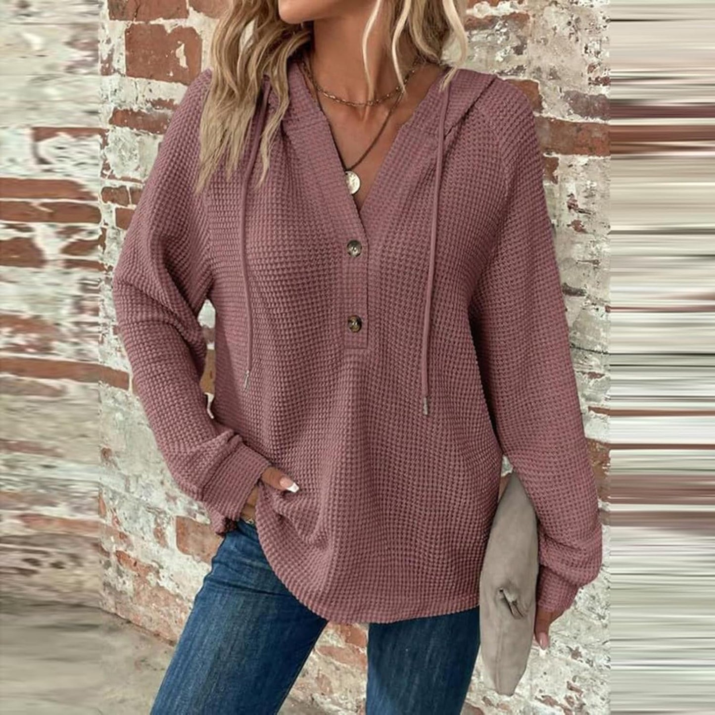Zyrae™ | Sudadera V-Cuello Oversized