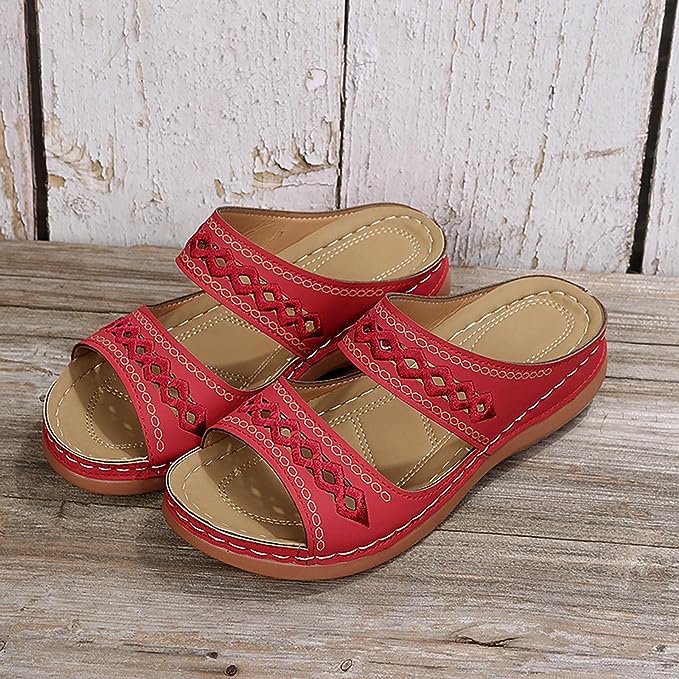 Alyssons - Sandalias ortopédicas cómodas para mujeres