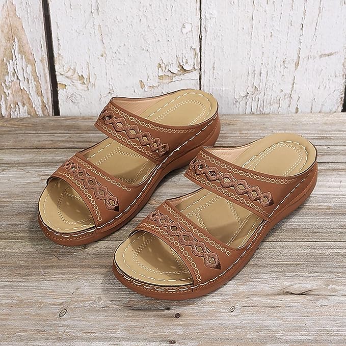 Allyssons - Sandalias ortopédicas cómodas para mujeres