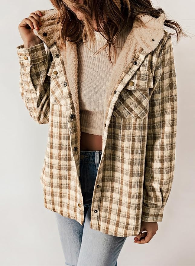 Chaqueta de Franela a Cuadros Elvessa