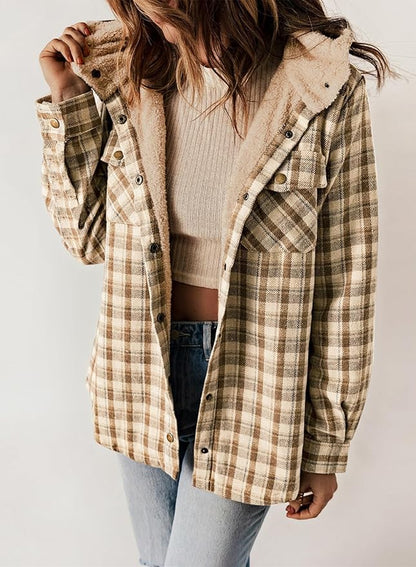 Chaqueta de Franela a Cuadros Elvessa