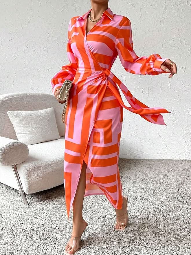 Aurora – Vestido Fluido de Radiancia Vibrante