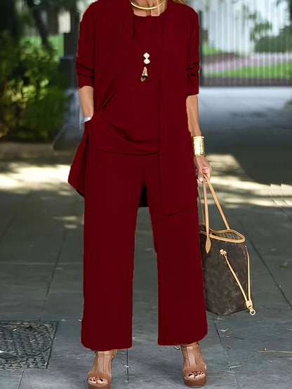 Layla - Conjunto de Tres Piezas Chic y Estiloso