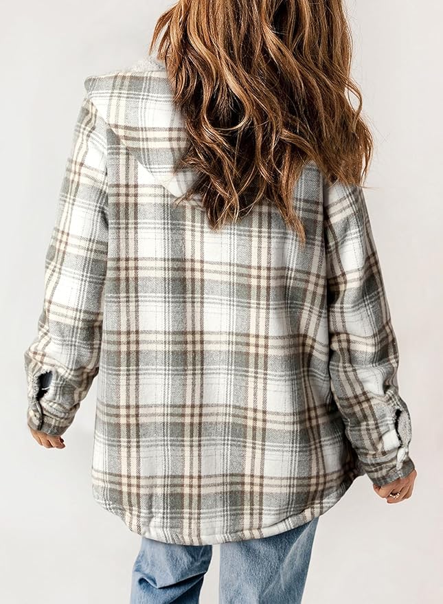 Chaqueta de Franela a Cuadros Elvessa