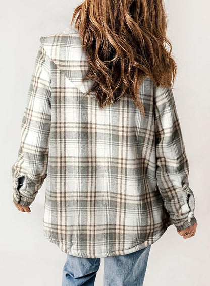 Chaqueta de Franela a Cuadros Elvessa