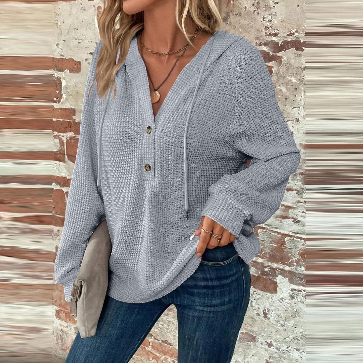 Zyrae™ | Sudadera V-Cuello Oversized