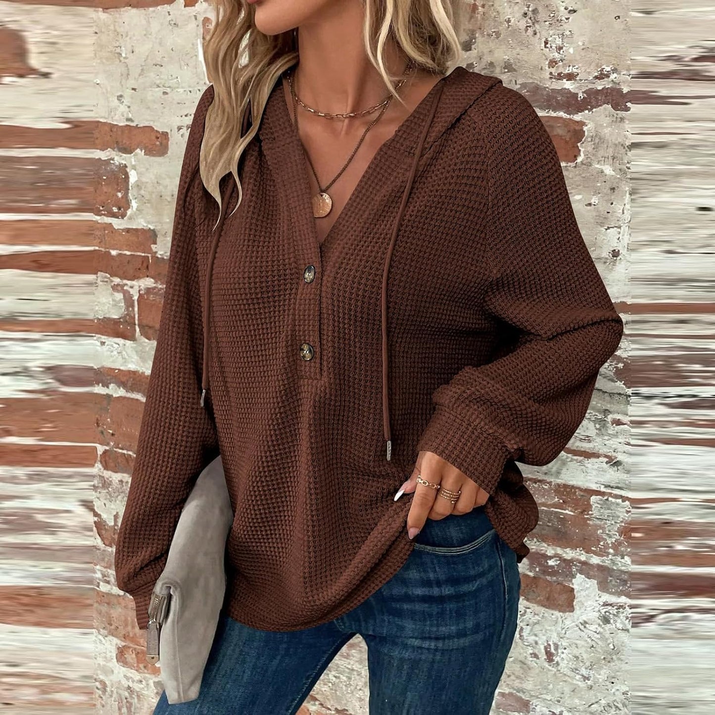 Zyrae™ | Sudadera V-Cuello Oversized