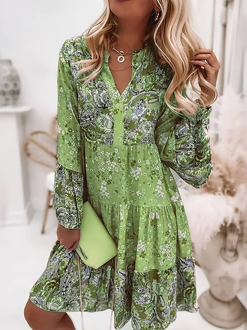 Danika | Vestido Boho Impreso