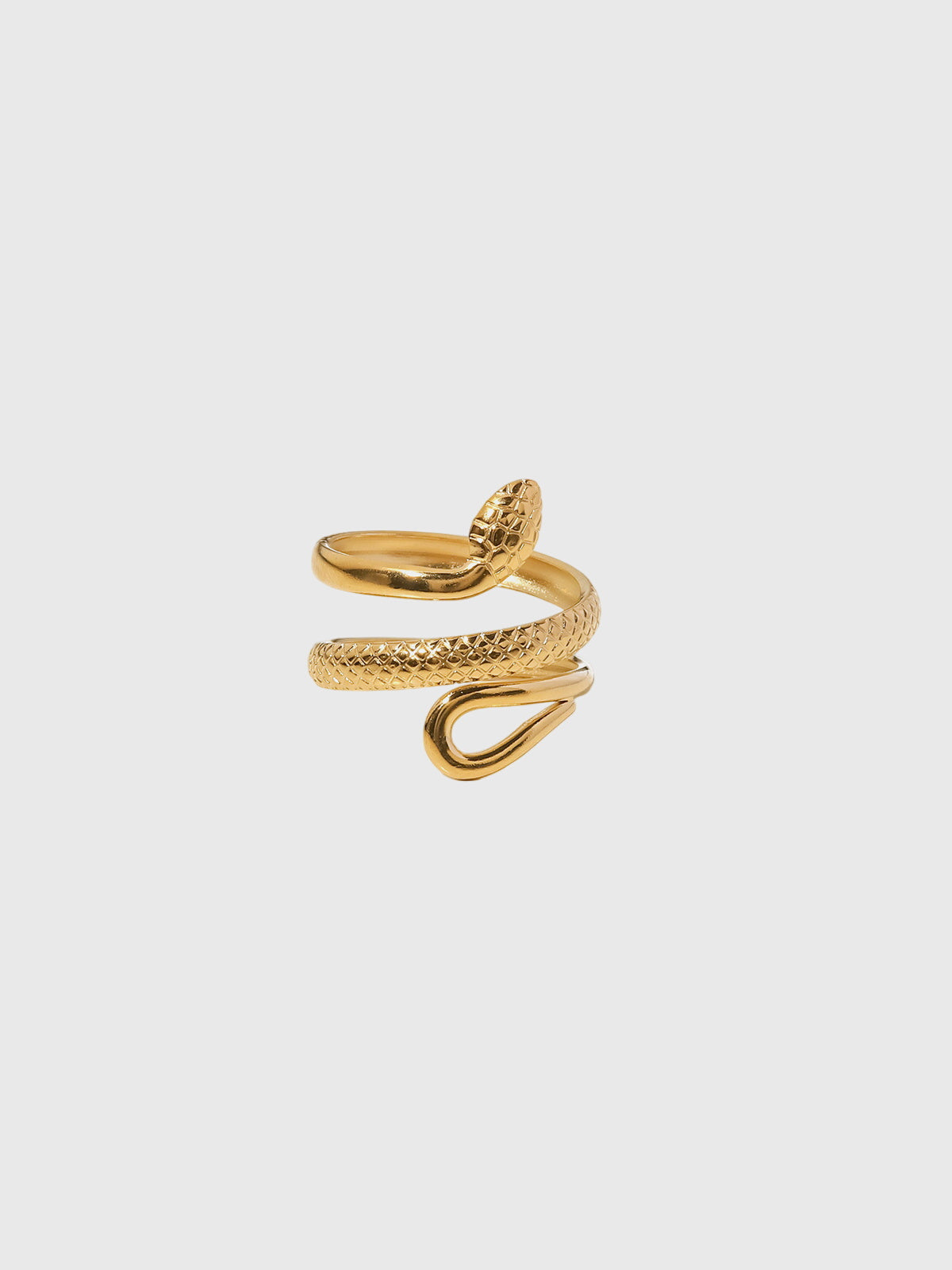 Aubrey | Anillo Ajustable en Forma de Serpiente