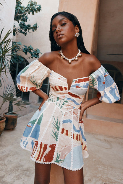 LUMIÈRE – ELEGANTE VESTIDO DE VERANO LARGO PARA LA NOCHE