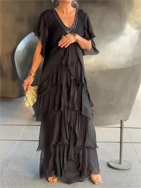 Vanessa | Vestido de Verano en Capas con Estilo