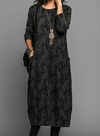 Cassie™ | Vestido Casual de Invierno con Cuello Redondo