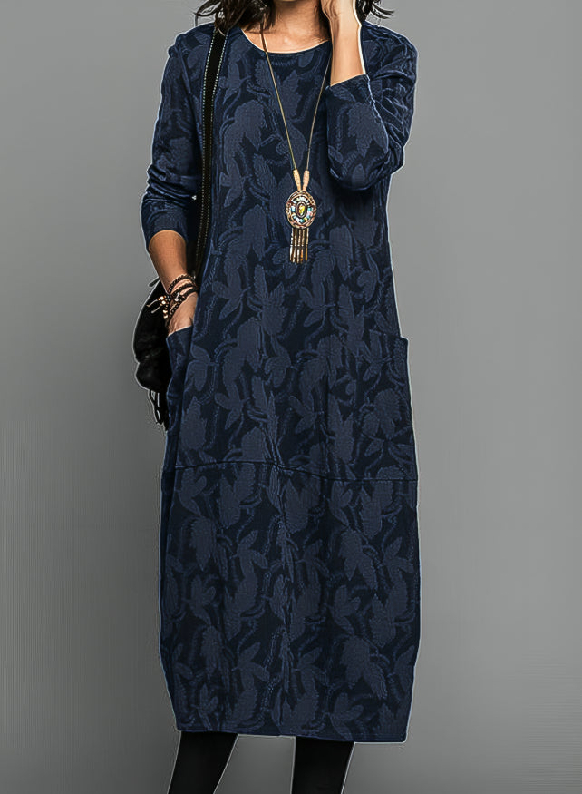 Cassie™ | Vestido Casual de Invierno con Cuello Redondo