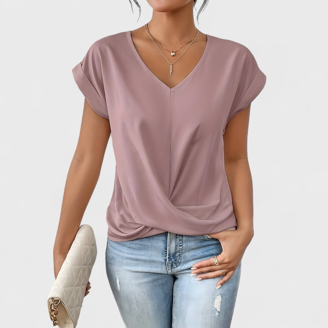 Maia – Top de V trenzado