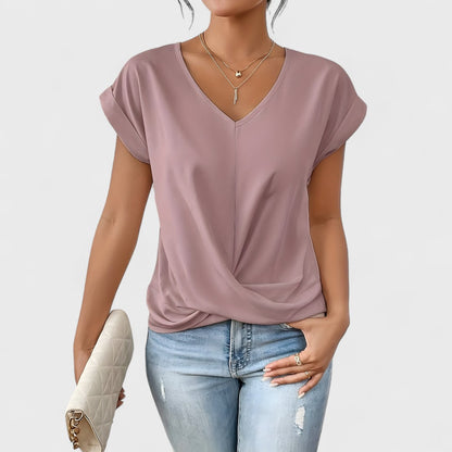 Maia – Top de V trenzado