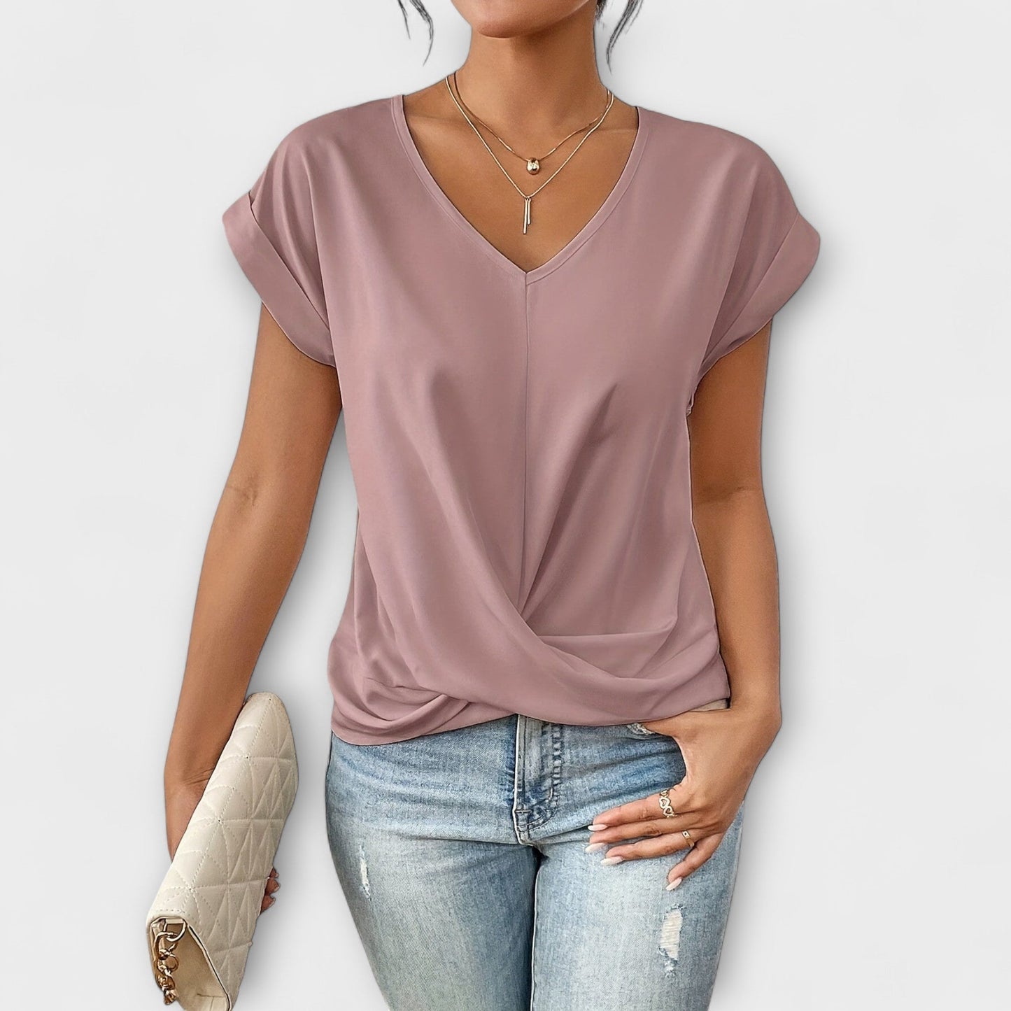 Carlinda | Elegante Top con escote en V